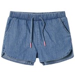 vidaXL Dječje kratke hlače traper plave boje 116