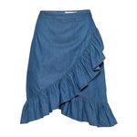 VILA Suknja 'Fanzi' plavi traper
