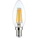 LightMe LM85336 LED Energetska učinkovitost 2021 E (A - G) E14 oblik svijeće 7 W = 60 W toplo bijela (Ø x D) 35 mm x 97 mm bez prigušivanja, filament 1 St.