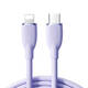 Šareni kabel 30W USB C na Lightning SA29-CL3 / 30W / 1,2m (ljubičasti)
