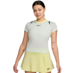 Ženska majica Nike Court Dri-Fit Advantage Top - barely green/barely green/black