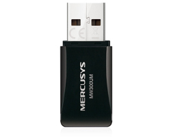 Mercusys bežični USB mini adapter 300Mbps (2.4GHz)
