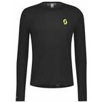 Scott RC Run LS Mens Shirt Black/Yellow 2XL Majica za trčanje s dugim rukavom
