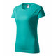 Majica kratkih rukava ženska BASIC 134 - XXL,Smaragdna