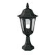 ELSTEAD PR4-BLACK | Parish Elstead podna svjetiljka 54cm 1x E27 IP44 crno, prozirno