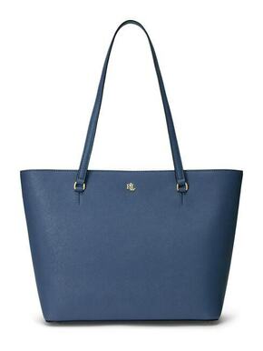 Lauren Ralph Lauren Shopper torba 'KARLY' plava / zlatna