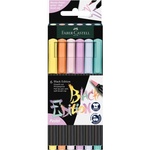 Faber-Castell: Black Edition pastelnih boja set od 6 flomastera u boji