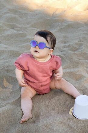 Dječje sunčane naočale Ki ET LA Lion - plava. Dječje sunčane naočale iz kolekcije Ki ET LA. Model s zrcalnim staklima i okvirom od plastike. S filterom UV 400.