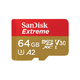 SanDisk memorijska kartica micro SDXC Extreme Pro 64GB + adapter