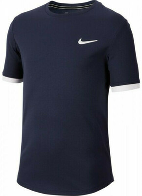 Majica za dječake Nike Court Dry Top SS Boys - obsidian/white/white