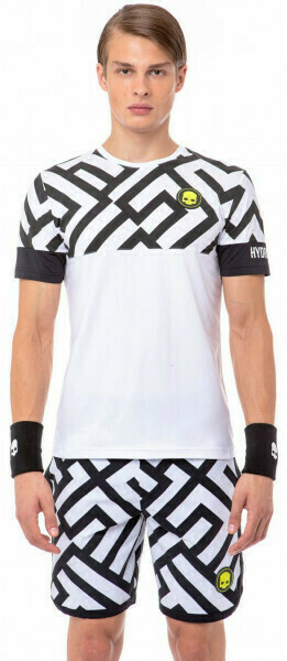 Muška majica Hydrogen Tech Labyrinth Tee - white/black