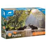 Animal Planet: Slonovi u jezeru 1000 kom puzzle