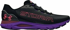 Under Armour Men's UA HOVR Sonic 6 Storm Running Shoes Black/Metro Purple/Black 45 Obuća za trčanje na cesti