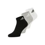 ADIDAS SPORTSWEAR Sportske čarape 'Cushioned ' siva / crna / bijela