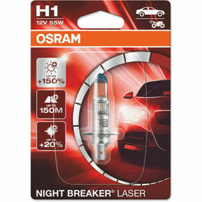 Osram Night Breaker Silver 12V-55W H1 halogenska žarulja