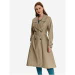 Beige trench coat TOP SECRET - Women smeđa