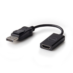 DELL DANAUBC087 prilagodnik za video kabel 0,2 m DisplayPort HDMI Crno