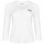 Ženska majica dugih rukava EA7 Woman Jersey T-shirt - white