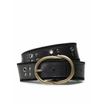 Ženski remen Pieces Pcnina Leather Jeans Belt Fc 17127691 Black/Croco Embo