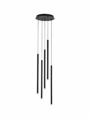 NOVA LUCE 9540203 | Dandia Nova Luce visilice svjetiljka s mogućnošću skraćivanja kabla 1x LED 1312lm 3000K crno