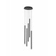 NOVA LUCE 9540203 | Dandia Nova Luce visilice svjetiljka s mogućnošću skraćivanja kabla 1x LED 1312lm 3000K crno
