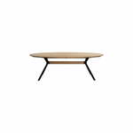 Blagovaonski stol s hrastovom pločom stola u prirodnoj boji 100x240 cm Nori – Light &amp; Living