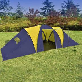 VidaXL Poliesterski kamperski šator za 9 osoba