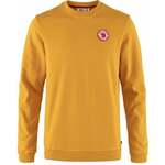 Fjällräven 1960 Logo Badge Sweater M Mustard Yellow S Majica s kapuljačom na otvorenom
