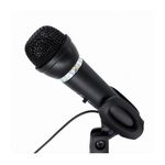 Gembird Condenser microphone with desk-stand, black