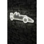 Ukrasna plastična LED rasvjeta, Formula 1 Race Car - White