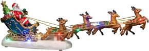 Konstsmide 4205-000 LED krajolik djed božićnjak u saonicama sa jelenima RGBw LED šarena boja s prekidačem