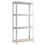 Metalni regal za odlaganje 175 cinka 150x70x30 - 4 police/175 kg
