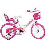 Jednorog ružičasto-bijeli bicikl veličina 16