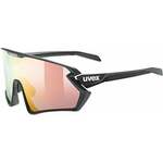 UVEX Sportstyle 231 2.0 V Black Matt/Variomatic Litemirror Red Biciklističke naočale