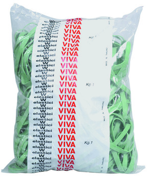 Gumica vezica fi 40x5mm 1kg zelena Viva