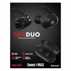 Slušalice MAXELL TWS Mini Duo crne (bežične)