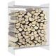 vidaXL Stalak za drva za ogrjev prozirni 80x35x100 cm kaljeno staklo