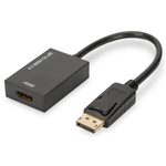 DIGITUS DisplayPort HDMI 2.0 transformator Crno 20cm AK-340415-002-S