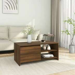 Stolić za kavu smeđi hrast 102x50x45 cm konstruirano drvo