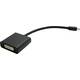 Value Mini-DisplayPort / DVI adapterski kabel Mini DisplayPort utikač, DVI-D 24+1-polna utičnica 0.15 m crna 12.99.3128 DisplayPort kabel