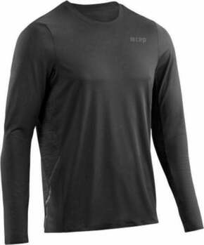 CEP W1136 Run Shirt Long Sleeve Men Black S Majica za trčanje s dugim rukavom