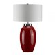 ELSTEAD VICTOR-LRG-TL-RD | Victor Elstead stolna svjetiljka 70cm s prekidačem 1x E27 crveno, krom