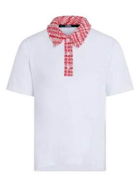 Karl Lagerfeld Majica crvena melange / bijela