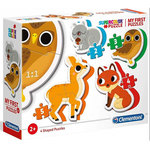 Šumske životinje 4u1 puzzle set - Clementoni