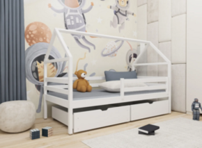 Drveni dječji krevet Aron s ladicom 200x90 cm