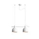 ALDEX 976H | Beryl Aldex visilice svjetiljka 2x E27 bijelo
