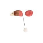 Flamingo Blaro miš s lopticom - igračka za mačke crvena (1 kom)