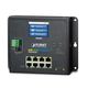 Planet Industrial L2 8-Port Gbe + 2 Port SFP Wall Switch with LCD PLT-WGS-5225-8T2SV