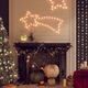 vidaXL Božićne figure zvijezda 48 LED 3 kom tople bijele 65 x 28 cm