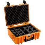 B&amp;W Outdoor Case 5000 incl. divider system orange